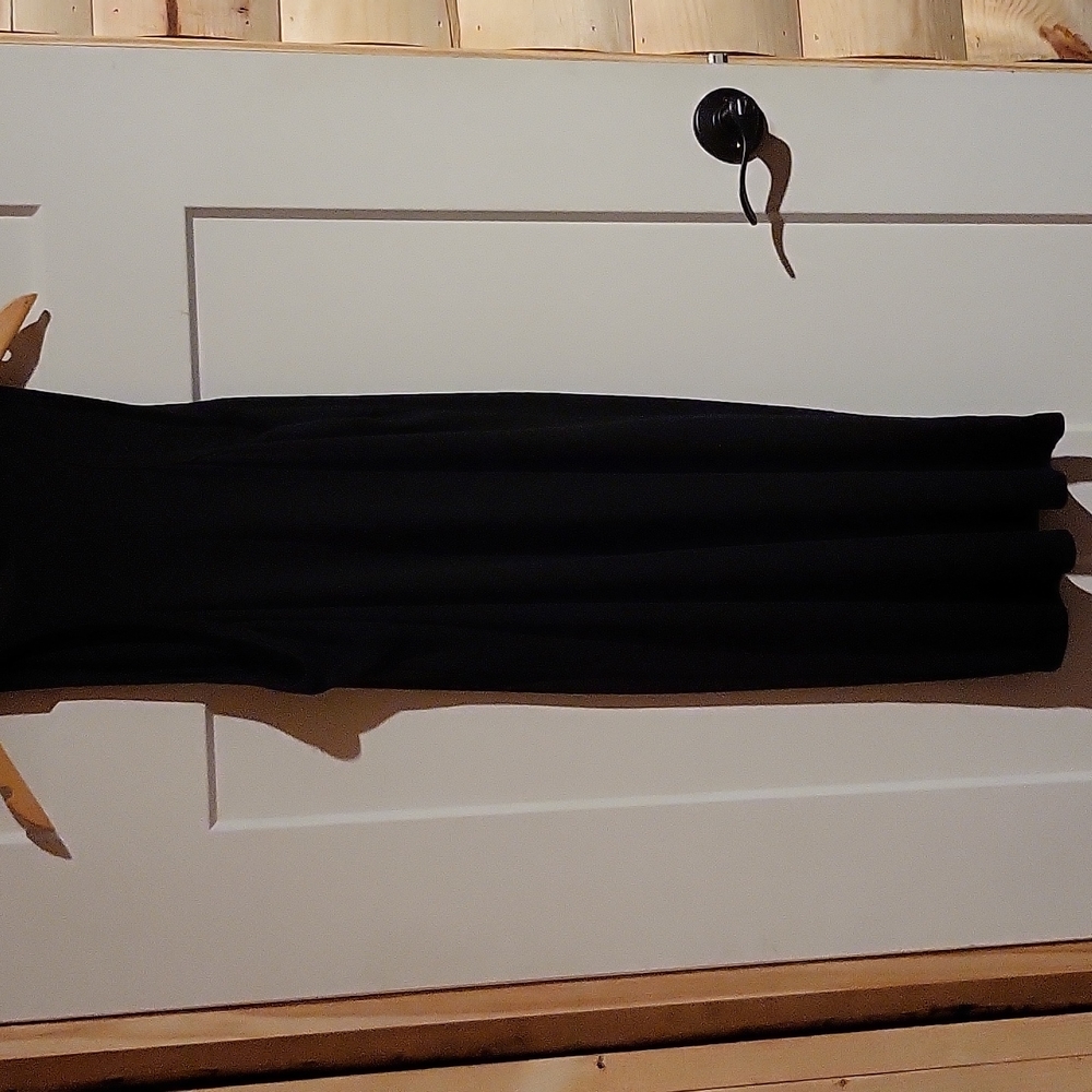 Black Ribbed Tank Dress - Picture 3 of 3